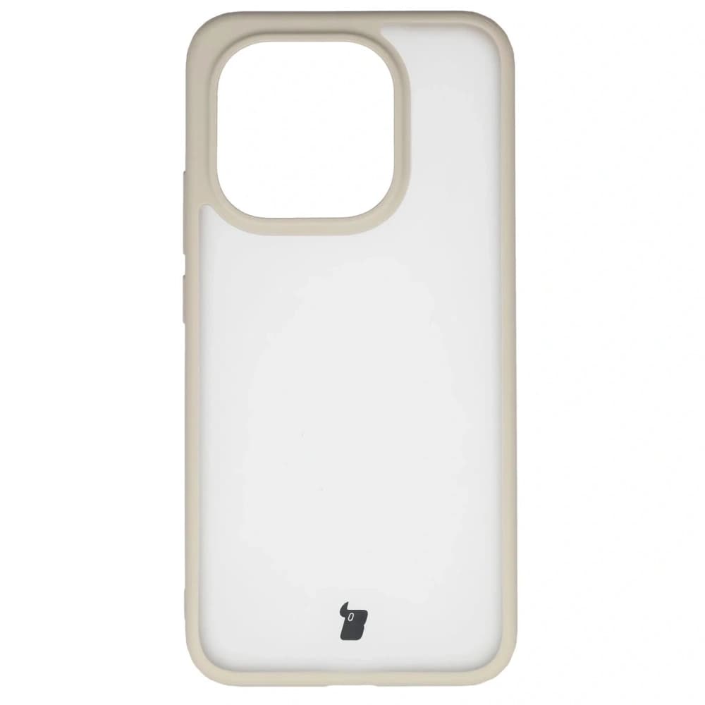 Bizon tok Angelo Xiaomi 15T félig átlátszó bézs kerettel - 2