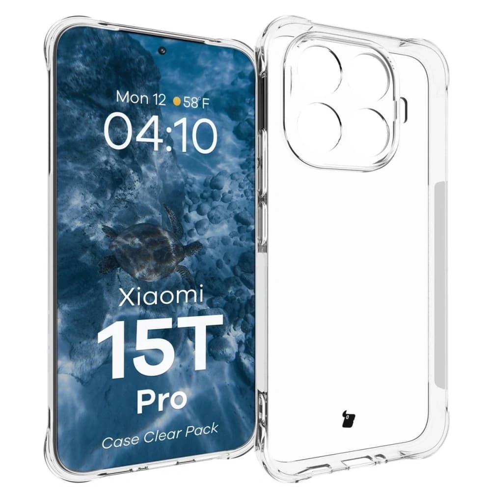 Bizon Case Clear Pack case + 2x tempered glass Xiaomi 15T Pro - 3