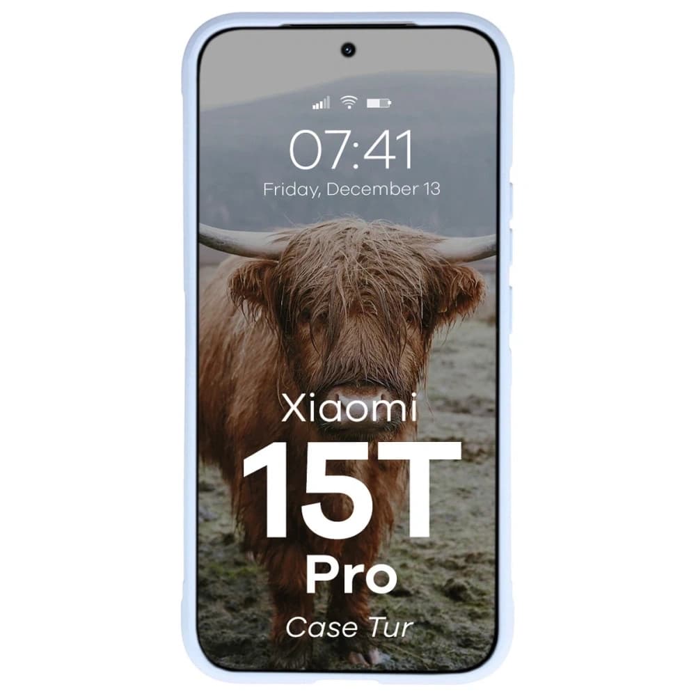 Carcasa Bizon pentru Xiaomi 15T Pro albastru deschis - 5