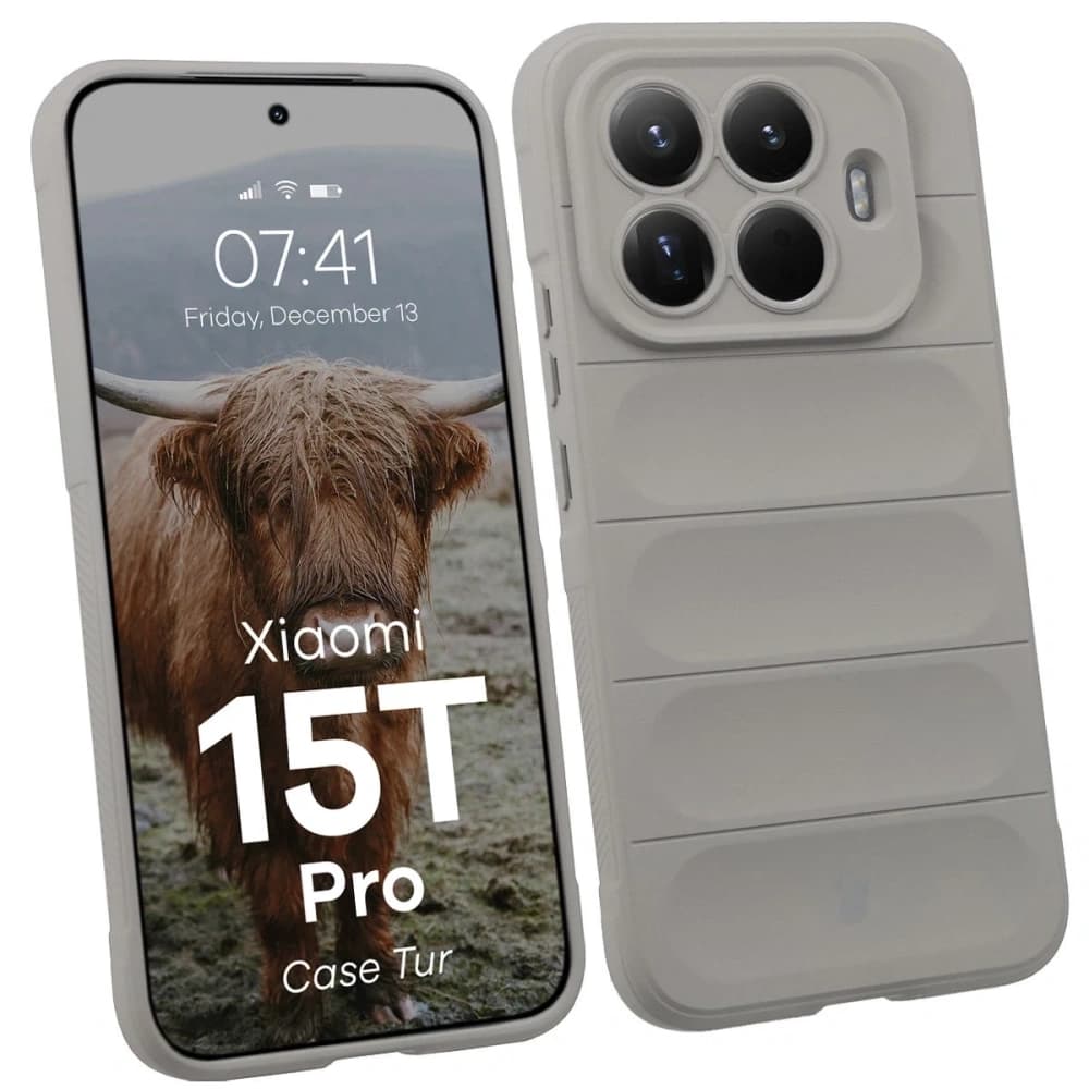 Bizon Case Tur Xiaomi 15T Pro light grey