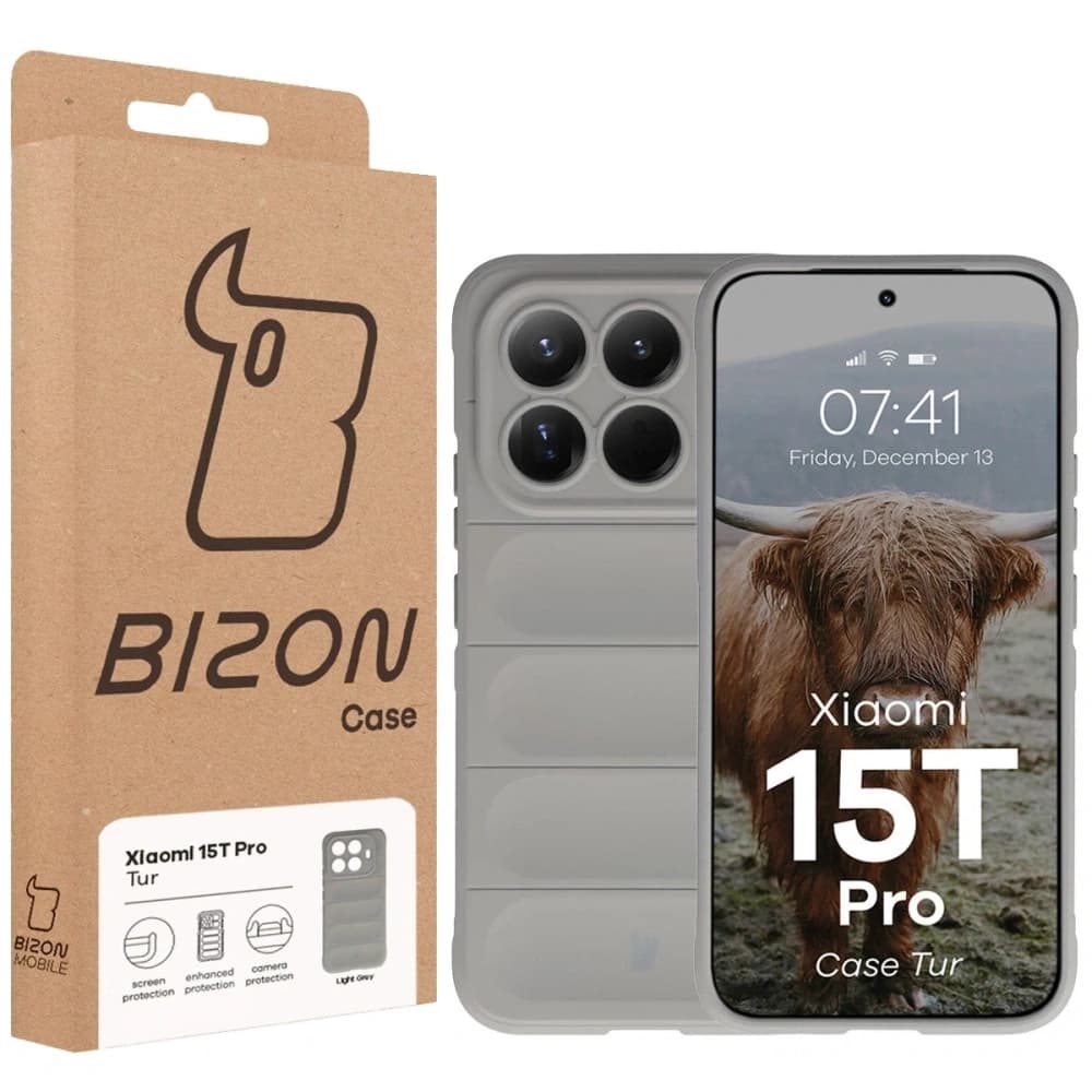 Bizon Case Tur Xiaomi 15T Pro light grey - 8