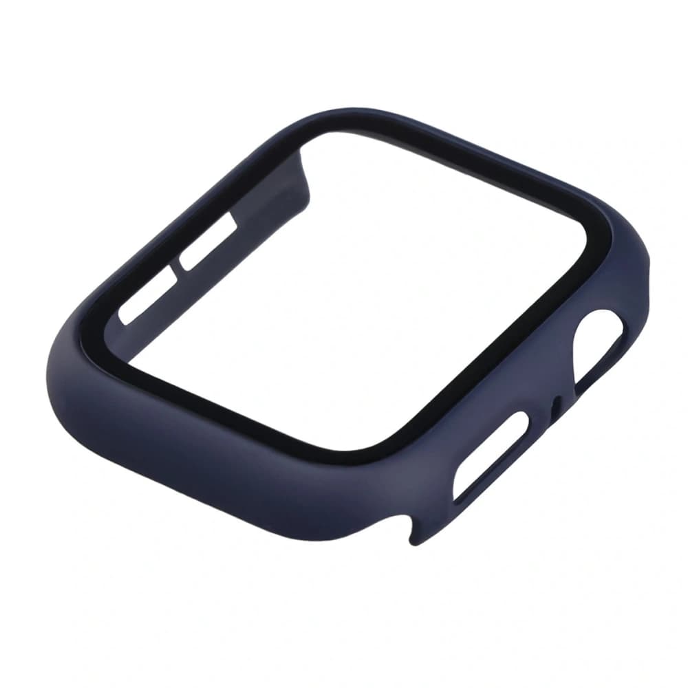 Bizon Case+Glass óra az Apple Watch SE 3 / SE 2 / SE / 6 / 5 / 4 44mm matt tengerészkék színben - 6