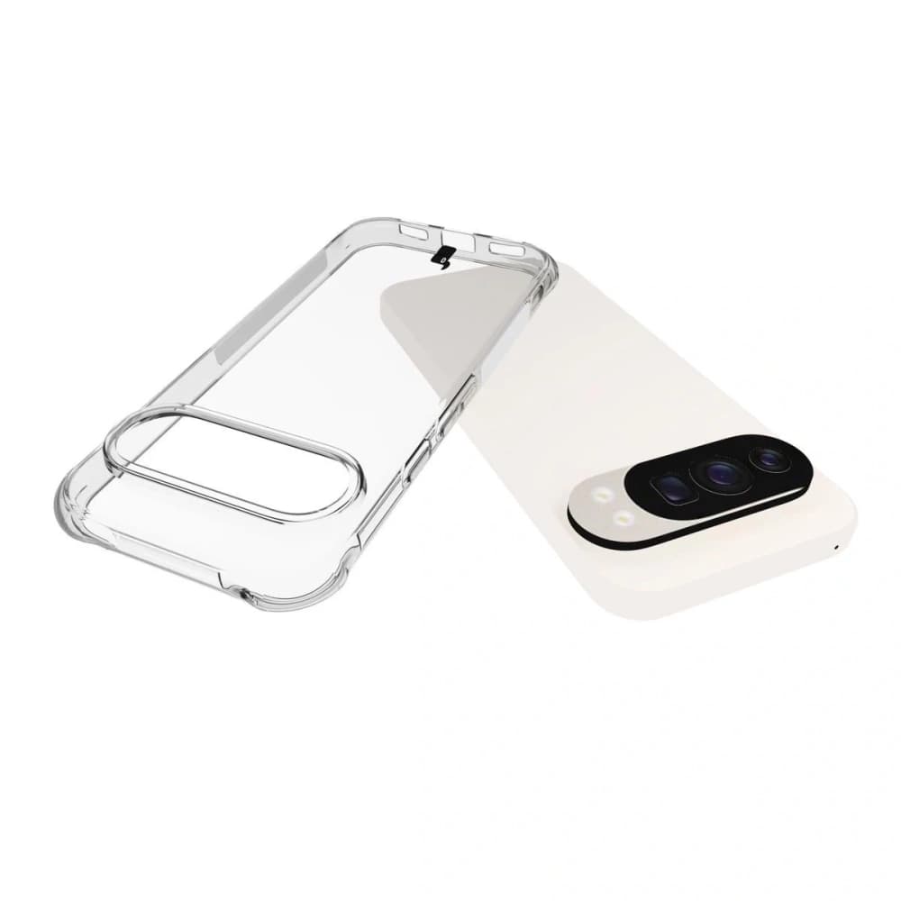 Bizon Case Clear Pack carcasă + 2x sticlă securizată + sticlă pentru lentile Google Pixel 10 Pro - 5