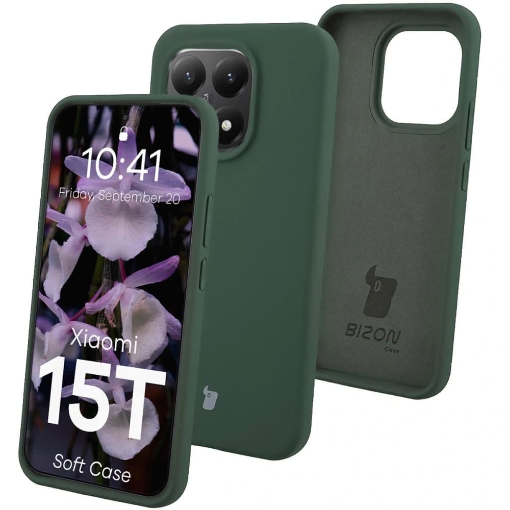 Bizon Soft Case Xiaomi 15T sötétzöld