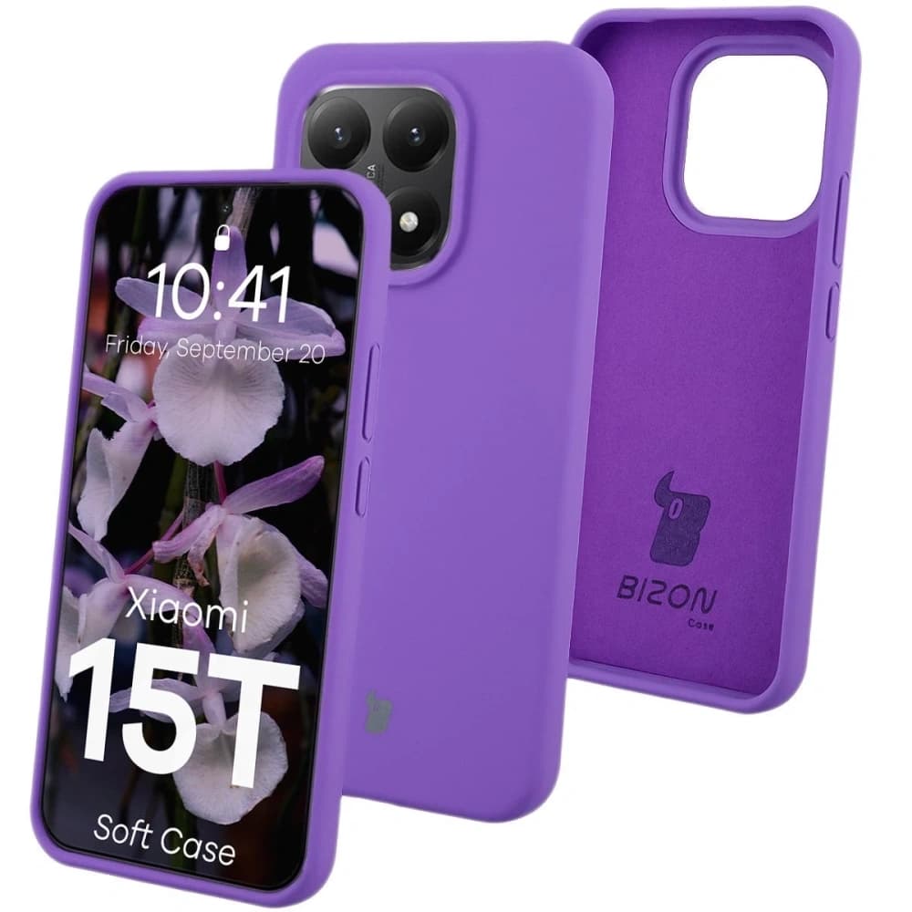Bizon Soft Case Xiaomi 15T lila