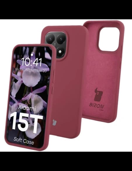 Bizon Soft Case Xiaomi 15T sötétlila