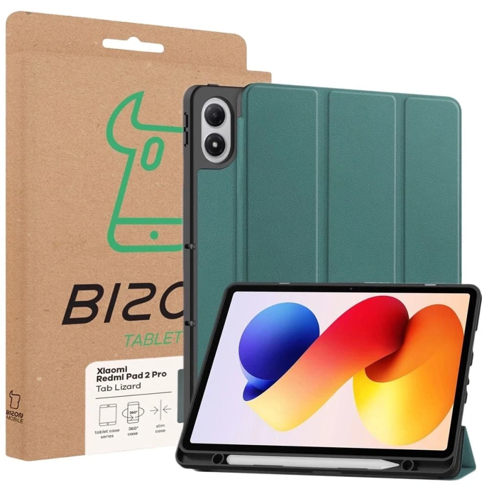 Bizon Case Tab Lizard Xiaomi Redmi Pad 2 Pro dark green - 9