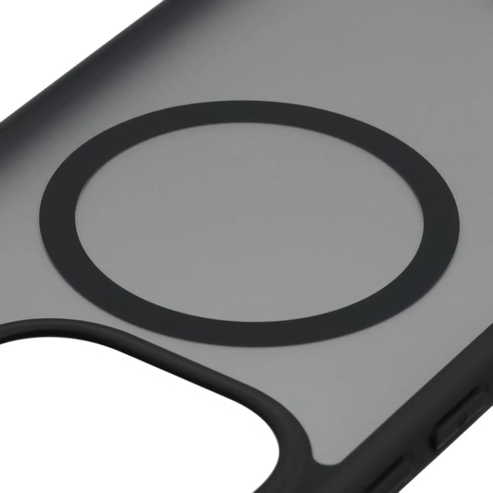 Magentikus gyűrűs tok Bizon Case MatteO Xiaomi 15T-hez füstös fekete - 3