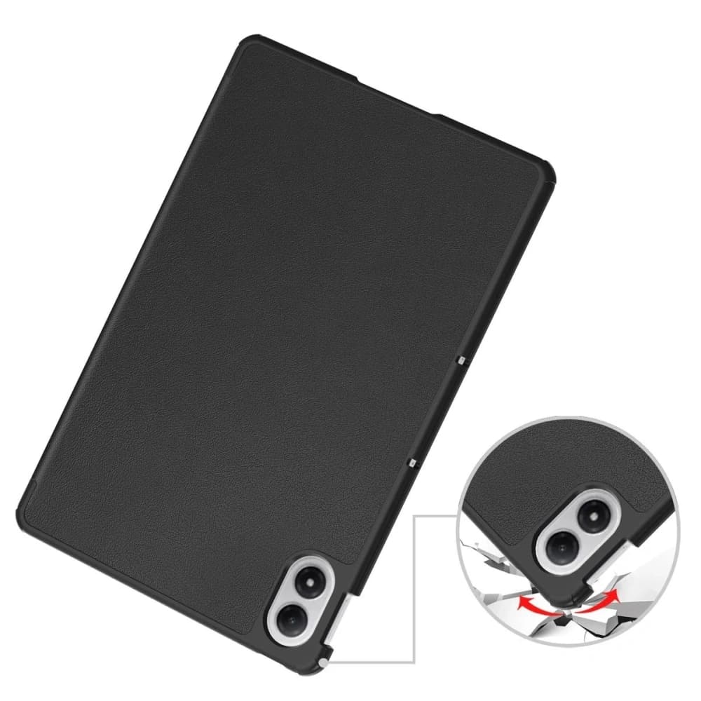 Etui z klapką Bizon Case Tab Croc do Xiaomi Redmi Pad 2 Pro czarne - 3