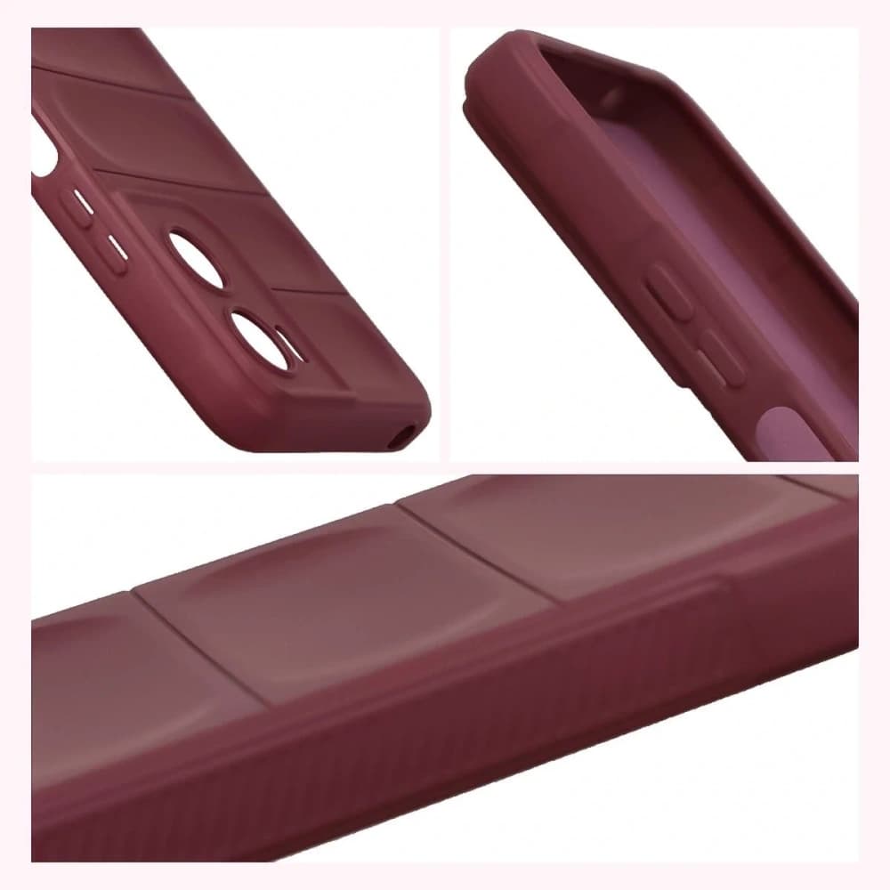 Pancerne etui Bizon Case Tur do Motorola Moto G06 4G / G06 Power 4 burgundowe - 7