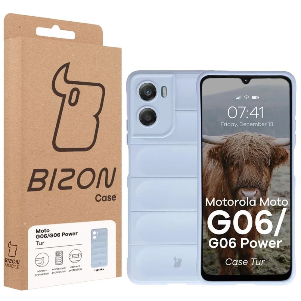 Pancerne etui Bizon Case Tur do Motorola Moto G06 4G / G06 Power 4 jasnoniebieskie - 8