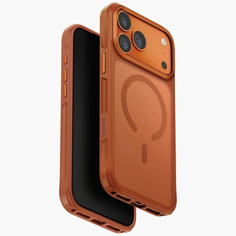 UNIQ Veren Apple iPhone 17 Pro Max MagClick Nabíjení oranžový