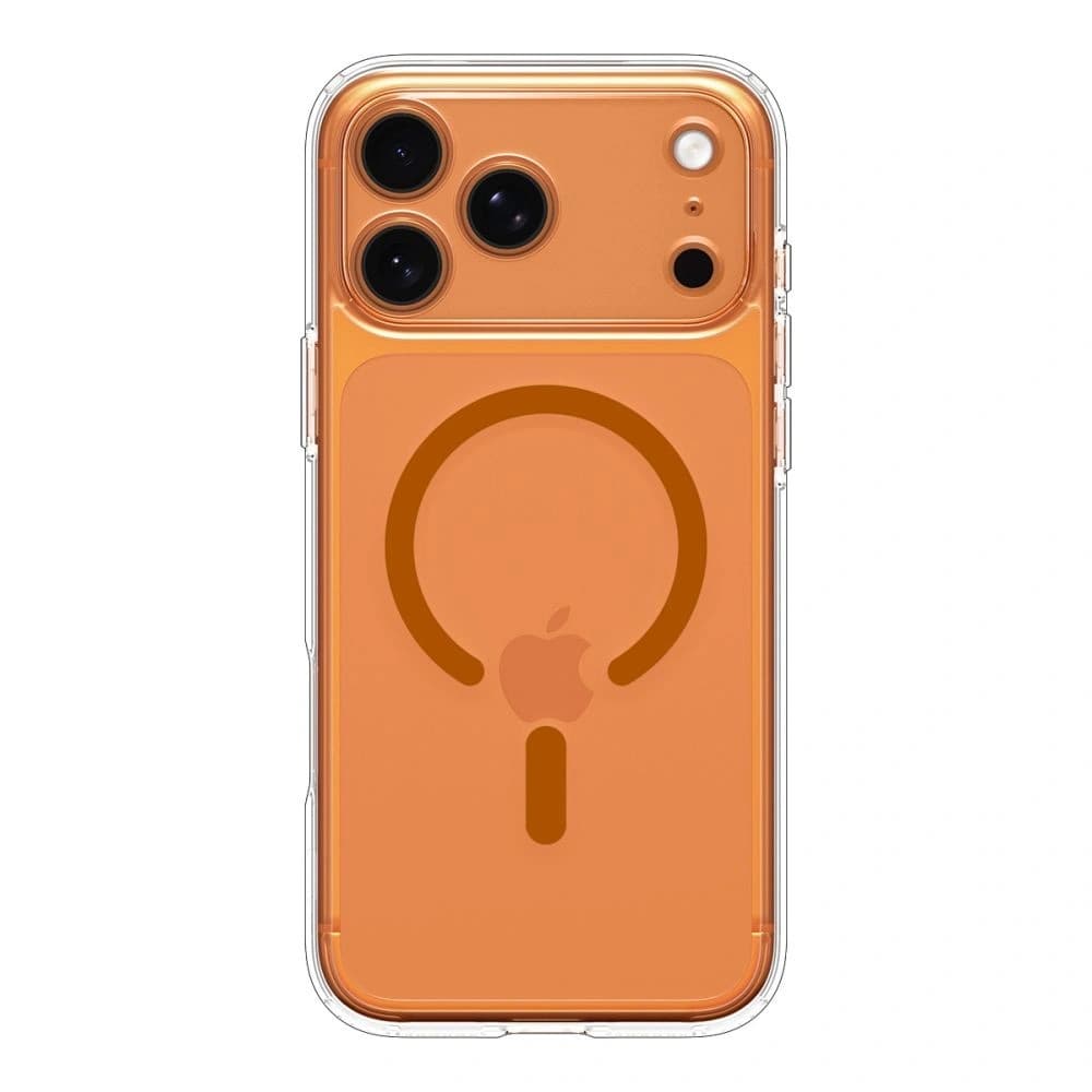 Spigen Ultra Hybrid Mag MagSafe Apple iPhone 17 Pro Clar/orange
- 2
