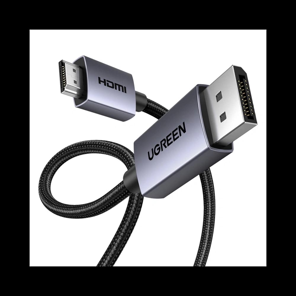 UGREEN DP123 DisplayPort / HDMI Kabel 4K 30Hz 3m
- 4
