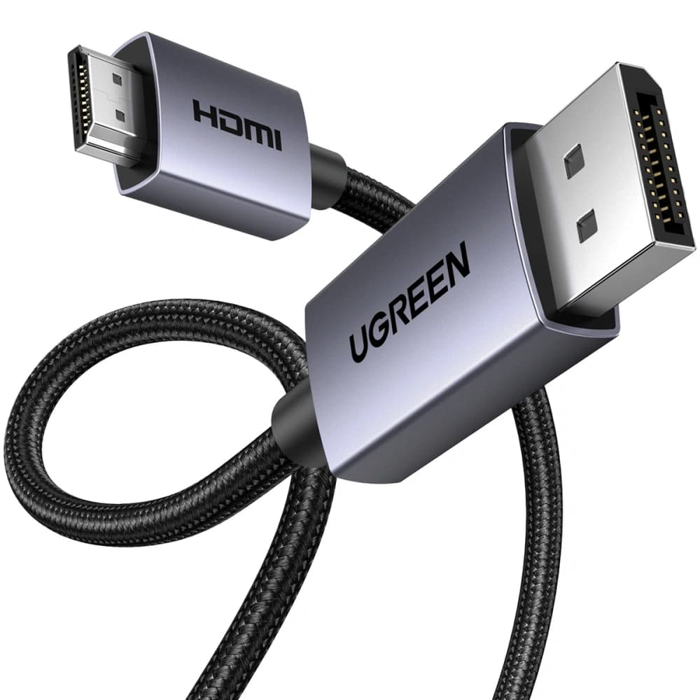 UGREEN DP123 DisplayPort / HDMI Kabel 4K 30Hz 1.5m
- 4