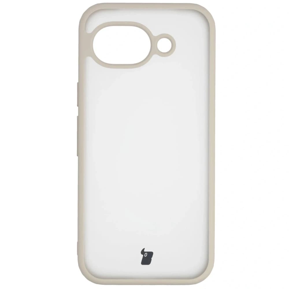 Bizon Case Angelo Google Pixel 10a halbtransparent mit einem beigen Rahmen
- 2