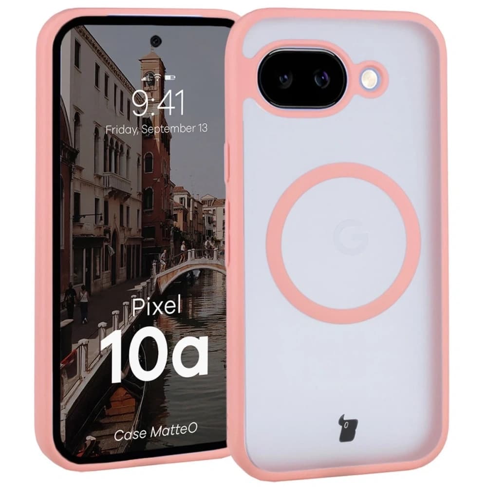 Bizon Case MatteO Magnetic Google Pixel 10a rauchig hellrosa