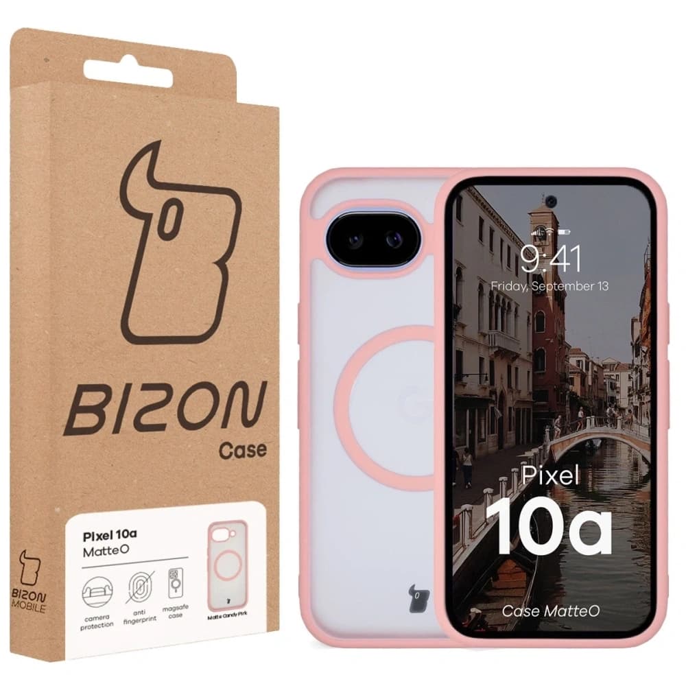 Bizon Case MatteO Magnetic Google Pixel 10a rauchig hellrosa
- 7