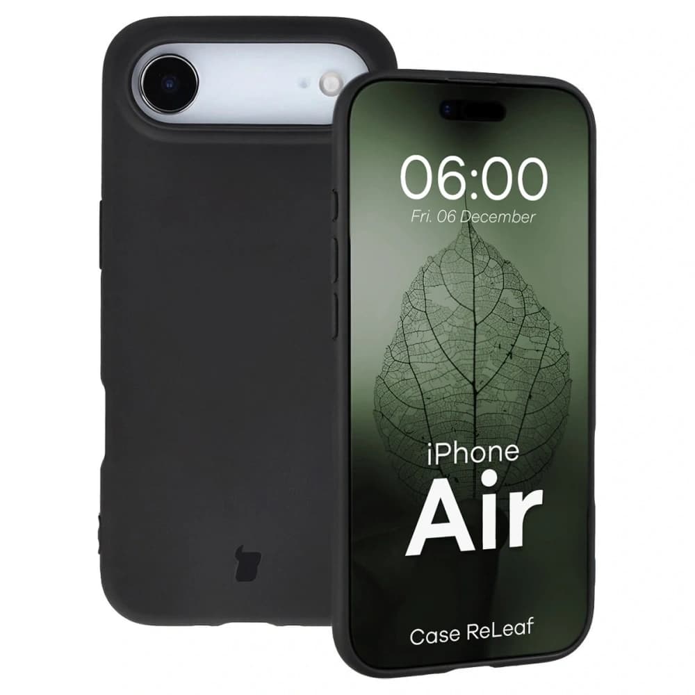 Bizon Case ReLeaf Apple iPhone Air negru