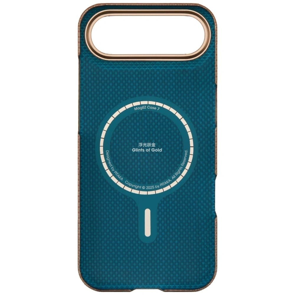 PITAKA Ultra-Slim MagSafe Apple iPhone Air strălucire aurie - 3