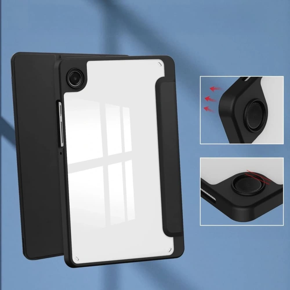 Bizon Case Tab Clear Matt Samsung Galaxy Tab A11 / A9 negru - 3