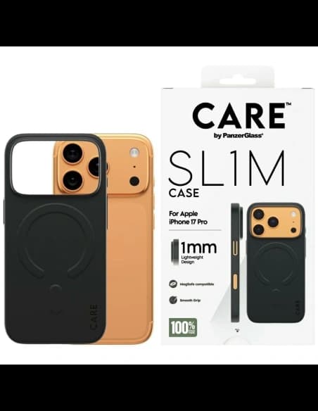 CARE by PanzerGlass SL1M MagSafe Apple iPhone 17 Pro fekete