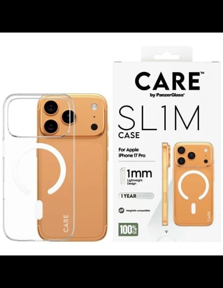 CARE by PanzerGlass SL1M MagSafe Apple iPhone 17 Pro átlátszó