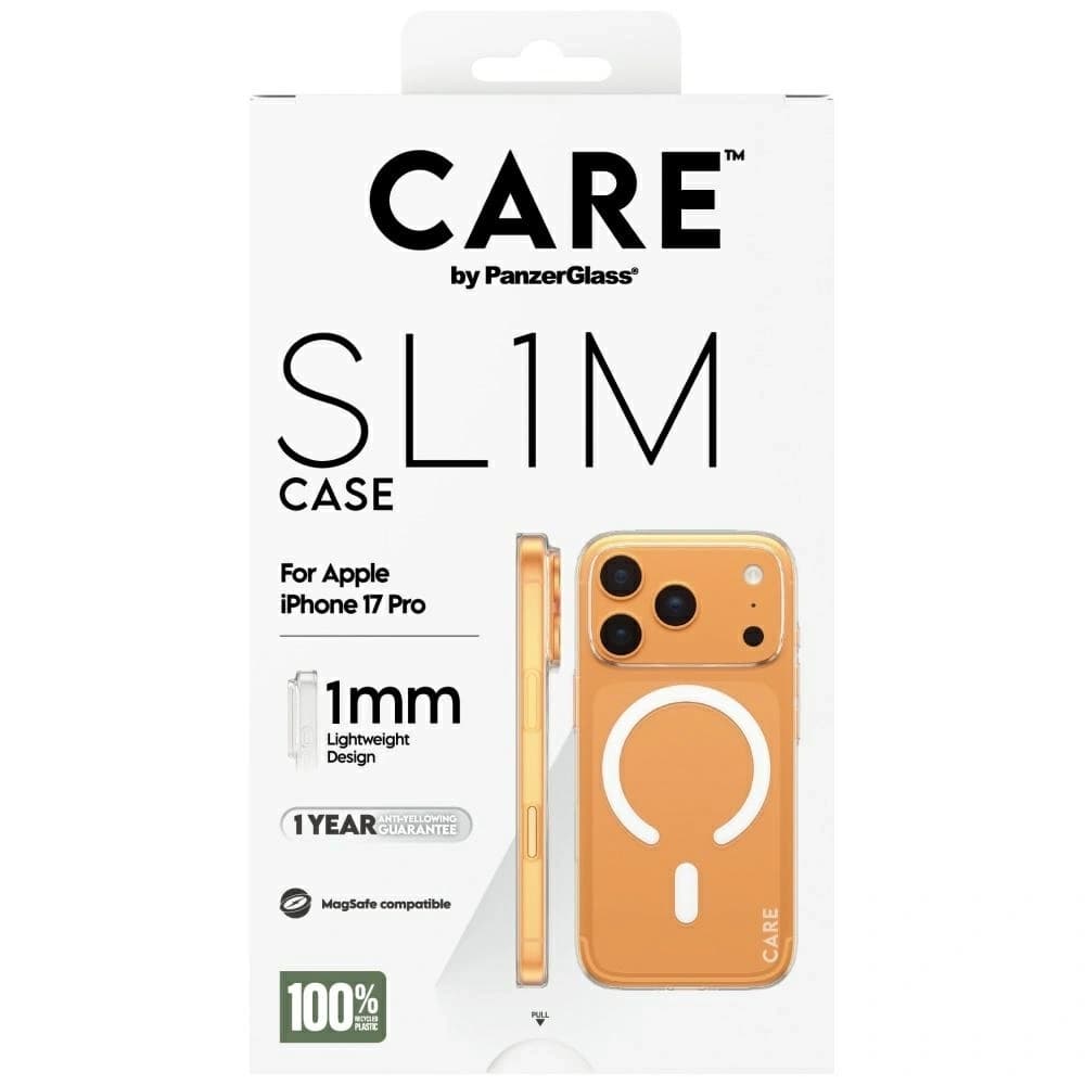 CARE by PanzerGlass SL1M MagSafe Apple iPhone 17 Pro átlátszó
- 5