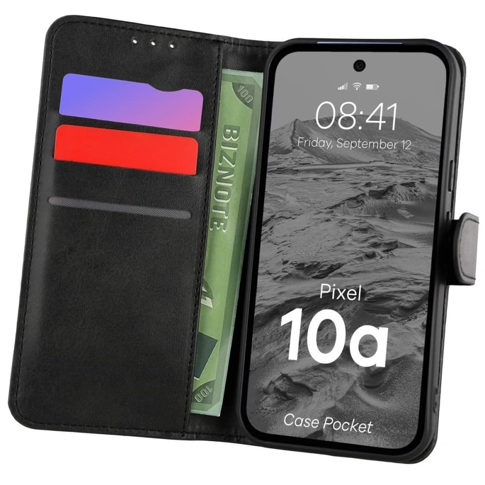 Bizon Case Pocket Google Pixel 10a negru