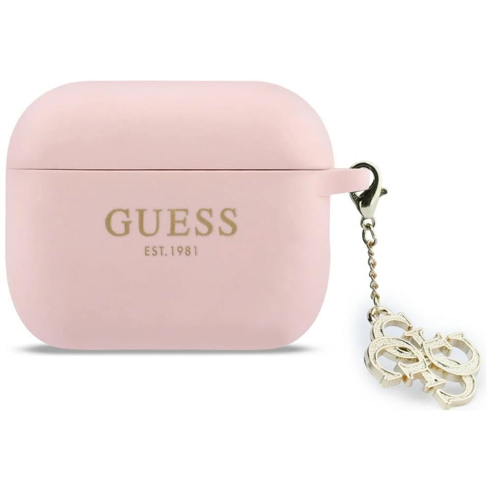 Guess Szilikon 4G Charm Apple AirPods Pro 3 rózsaszín
