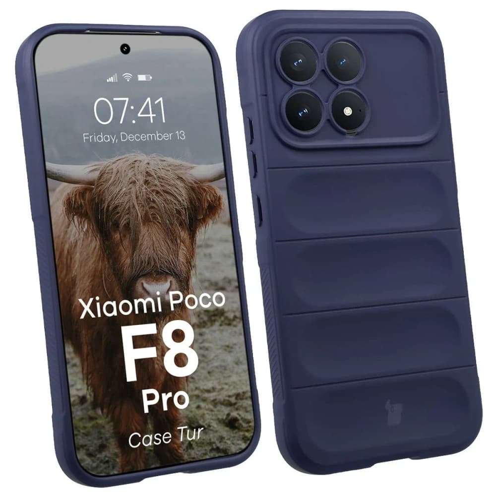 Pancéřové etui Bizon Case Tur do Xiaomi POCO F8 Pro, modré