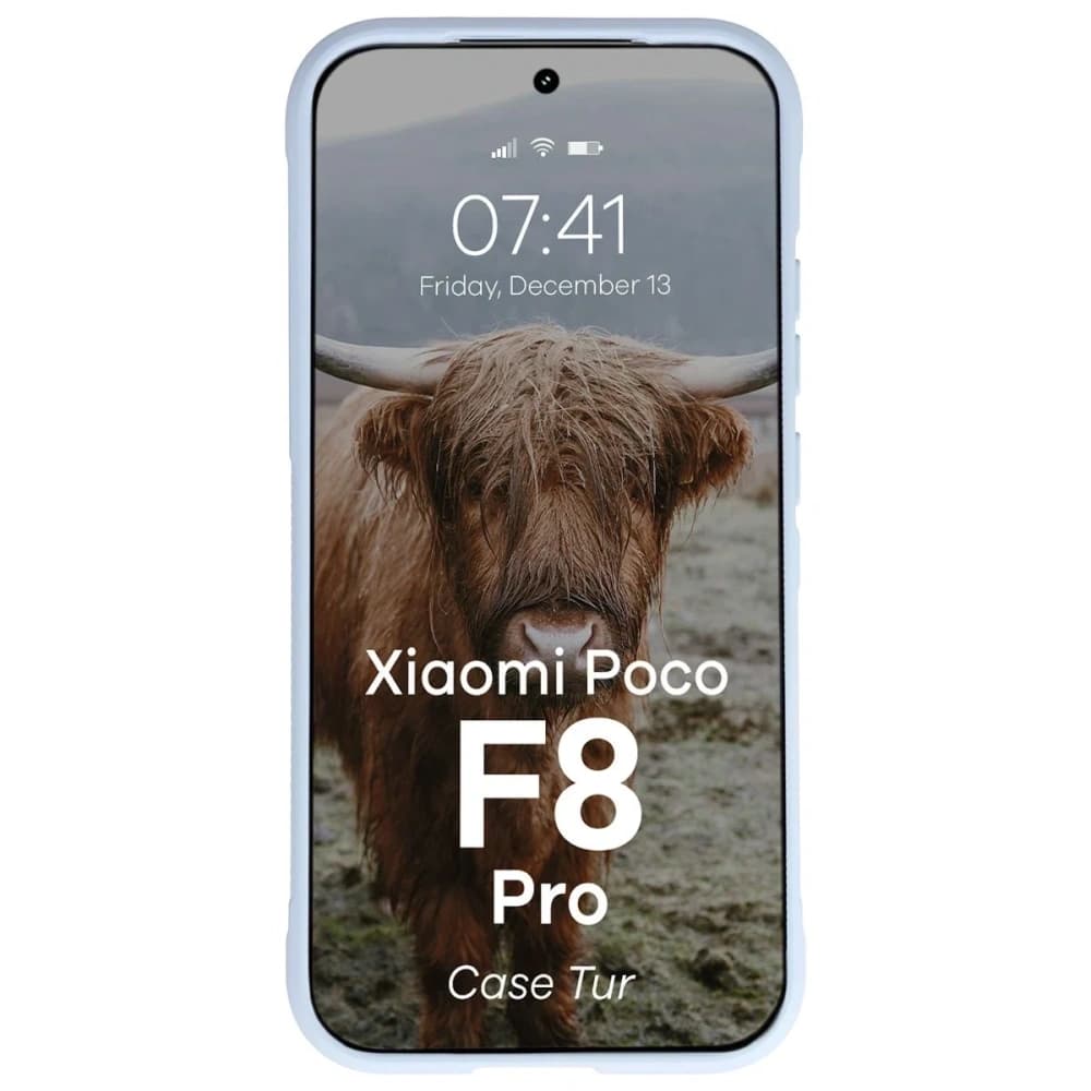 Pancéřové etui Bizon Case Tur do Xiaomi POCO F8 Pro, světle modré
- 5
