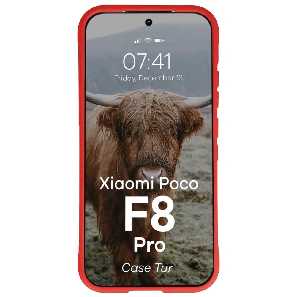 Pancéřové etui Bizon Case Tur do Xiaomi POCO F8 Pro, červené
- 5