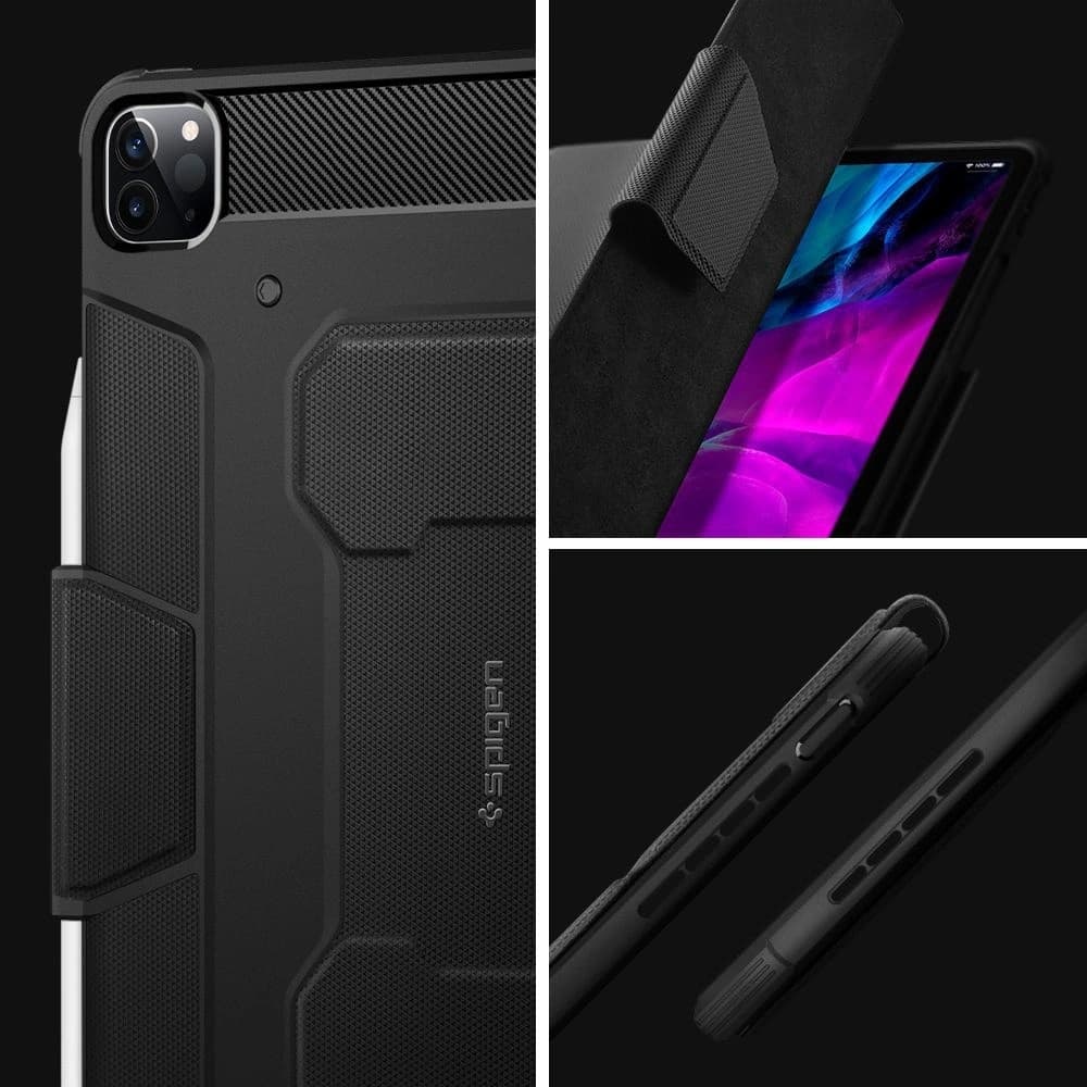 Etui Spigen Rugged Armor Pro Apple iPad Pro 11 2018/2020 (1. și 2. generație) Negru - 13