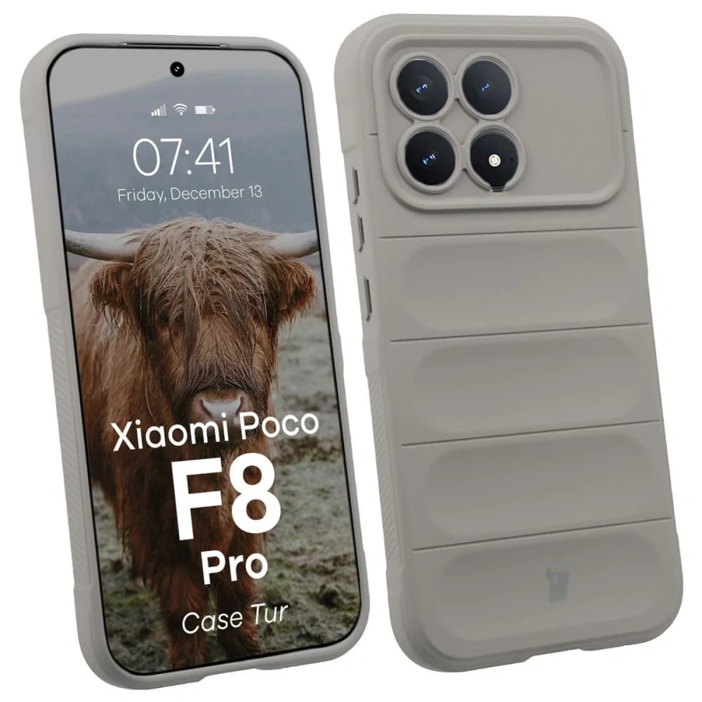 Bizon Case Tur Xiaomi POCO F8 Pro hellgrau - 2