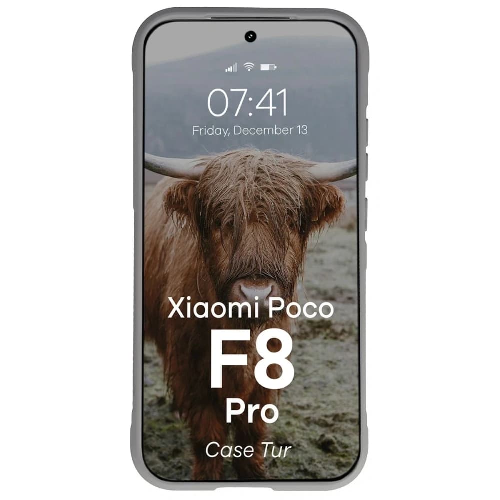 Bizon Case Tur Xiaomi POCO F8 Pro hellgrau - 5