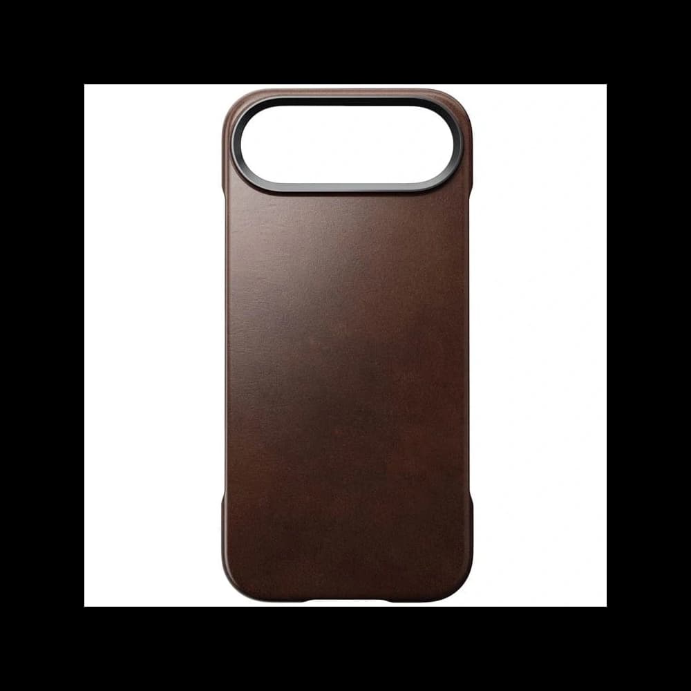 NOMAD Carcasă tradițională din piele pentru Apple iPhone Air MagSafe, piele Horween (maro rustic) - 2