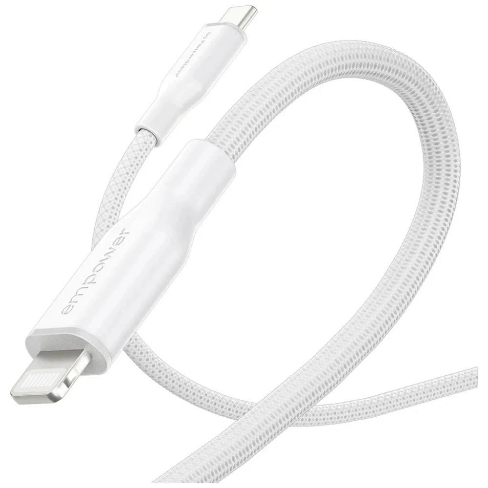 Kabel von PanzerGlass Racing Empower 60W USB-C / Lightning 1,2m silber-weiß
- 4
