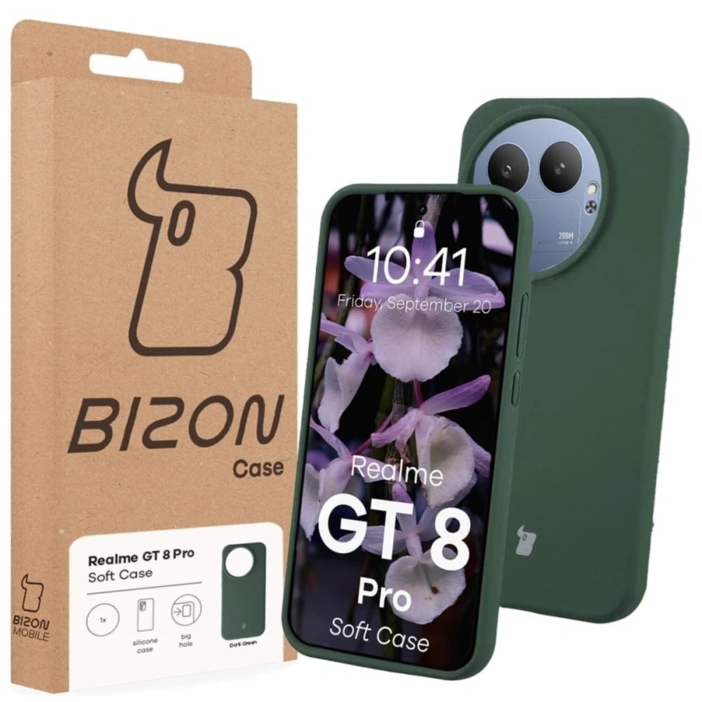 Bizon Soft Case Realme GT 8 Pro dunkelgrün
- 7