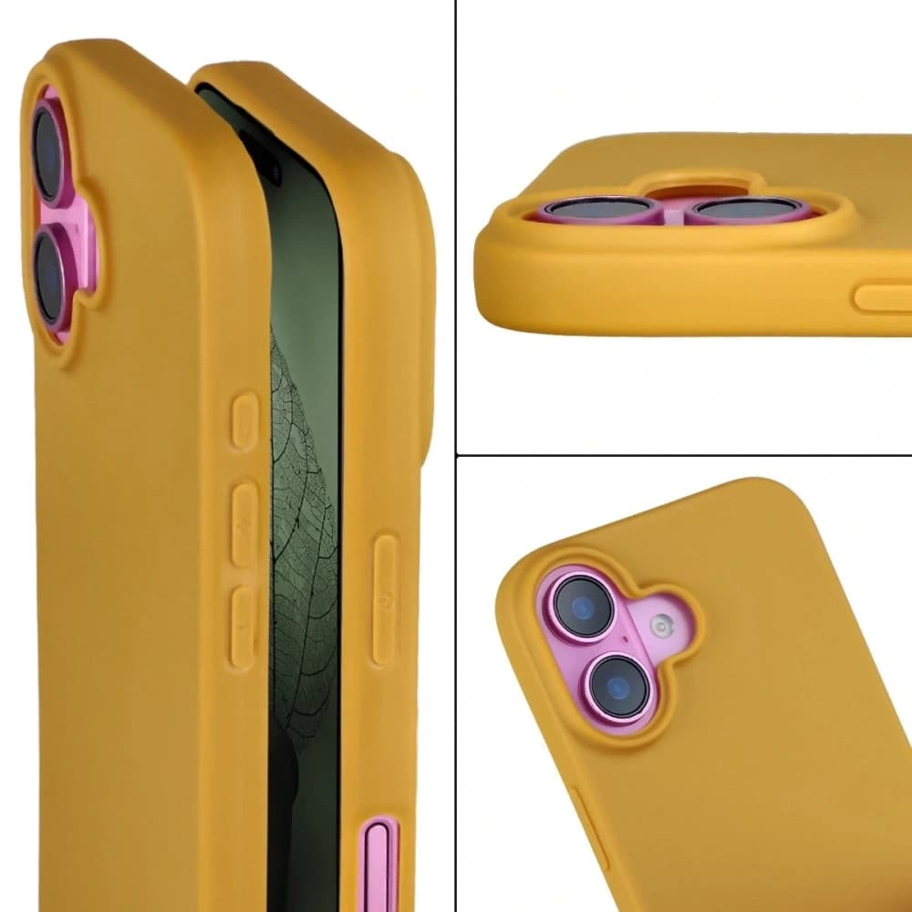Bizon Case ReLeaf Apple iPhone 16 sötét sárga
- 5