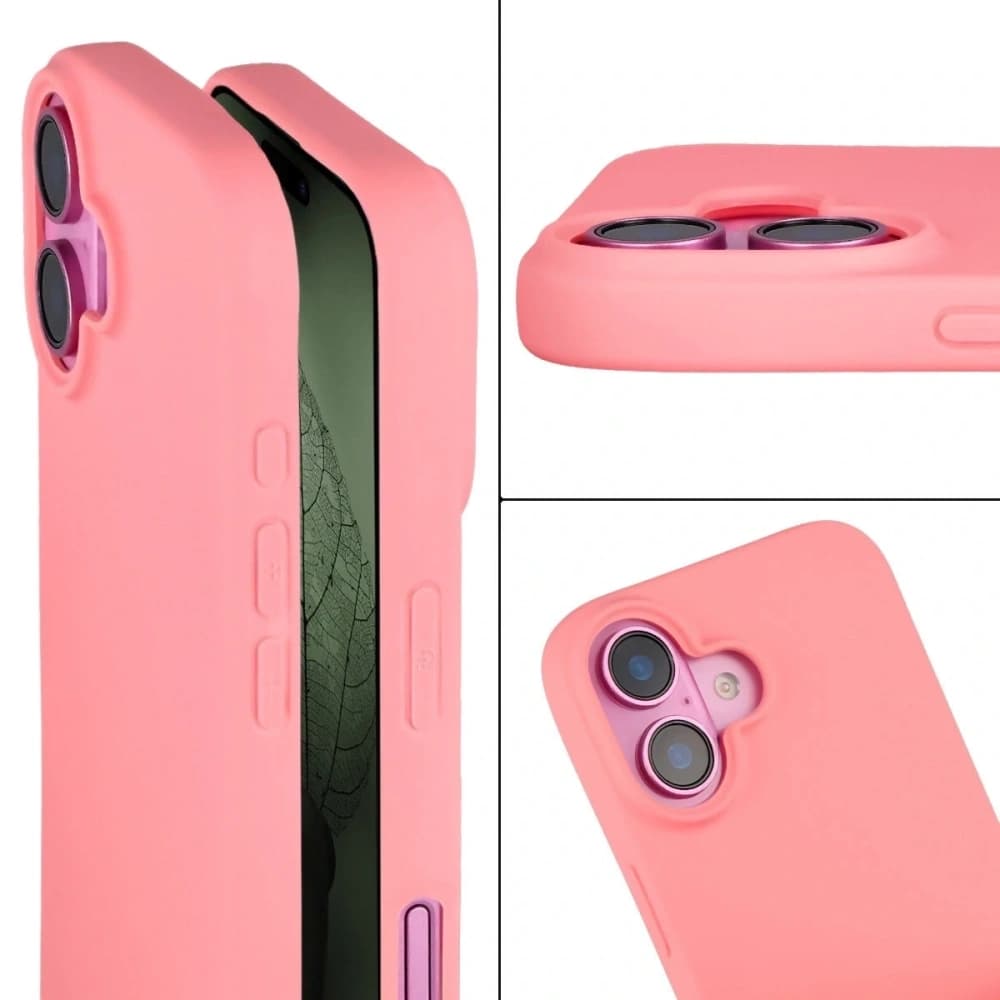 Bizon Case ReLeaf Apple iPhone 16 pink - 5