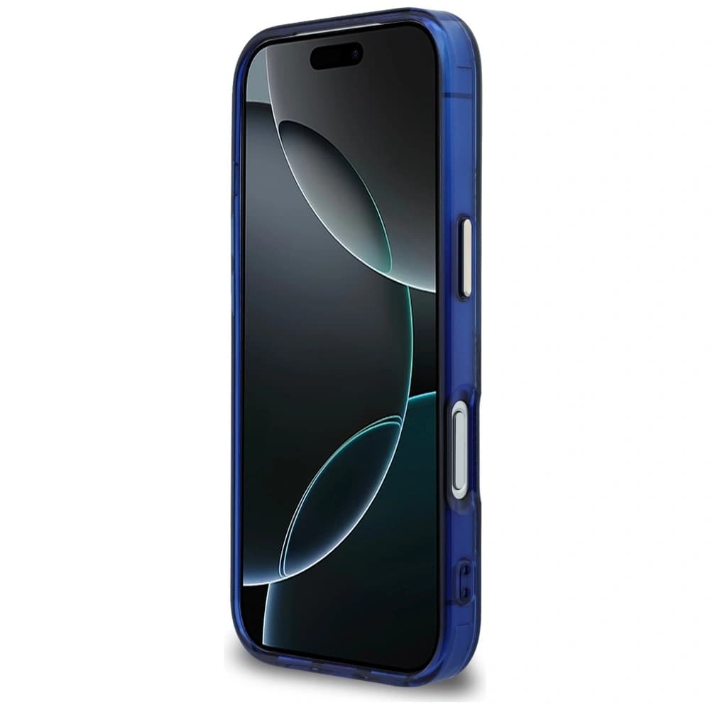 Guess IML Peony Dot MagSafe Apple iPhone 17 Pro albastru - 5