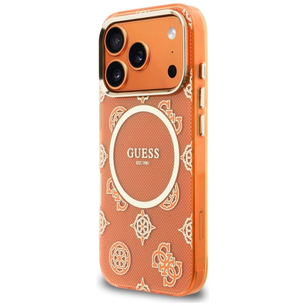 Guess IML Peony Dot MagSafe Apple iPhone 17 Pro narancs
- 2
