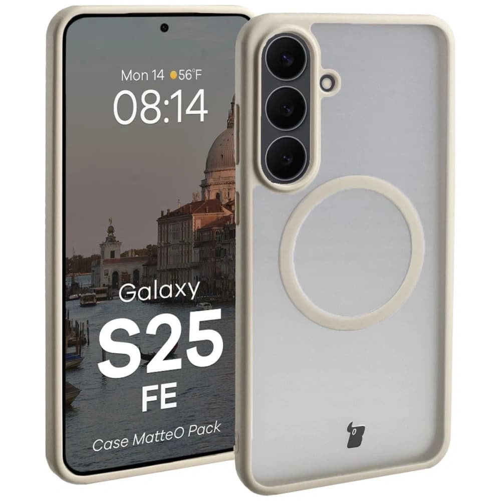 Bizon MatteO Magnetic Pack Samsung Galaxy S25 FE rauchbeige
- 3
