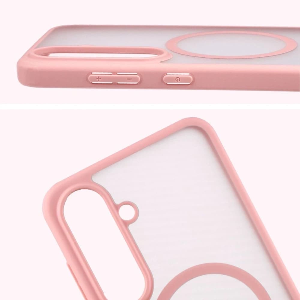 Bizon MatteO Magnetický Pack Samsung Galaxy S25 FE kouřově světle růžový
- 5