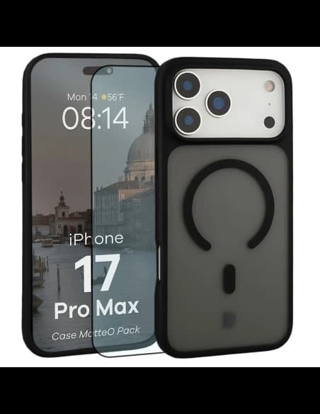 Bizon MatteO Magnetic Pack Apple iPhone 17 Pro Max rauchschwarz