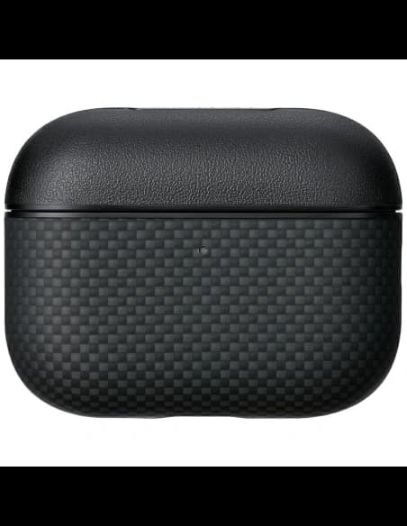 Etui PITAKA Aramid Fiber do Apple AirPods Pro 3 czarno-szary