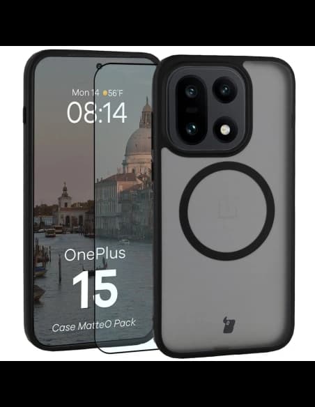 Bizon MatteO Magnetic Pack OnePlus 15 füstös fekete