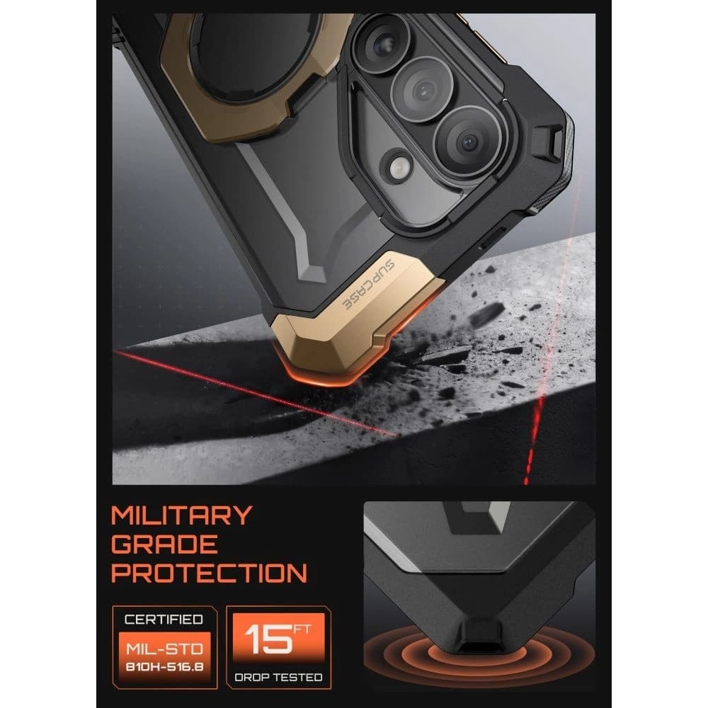 Supcase Unicorn Beetle Grip Mag MagSafe Samsung Galaxy S26 Wüste
- 5