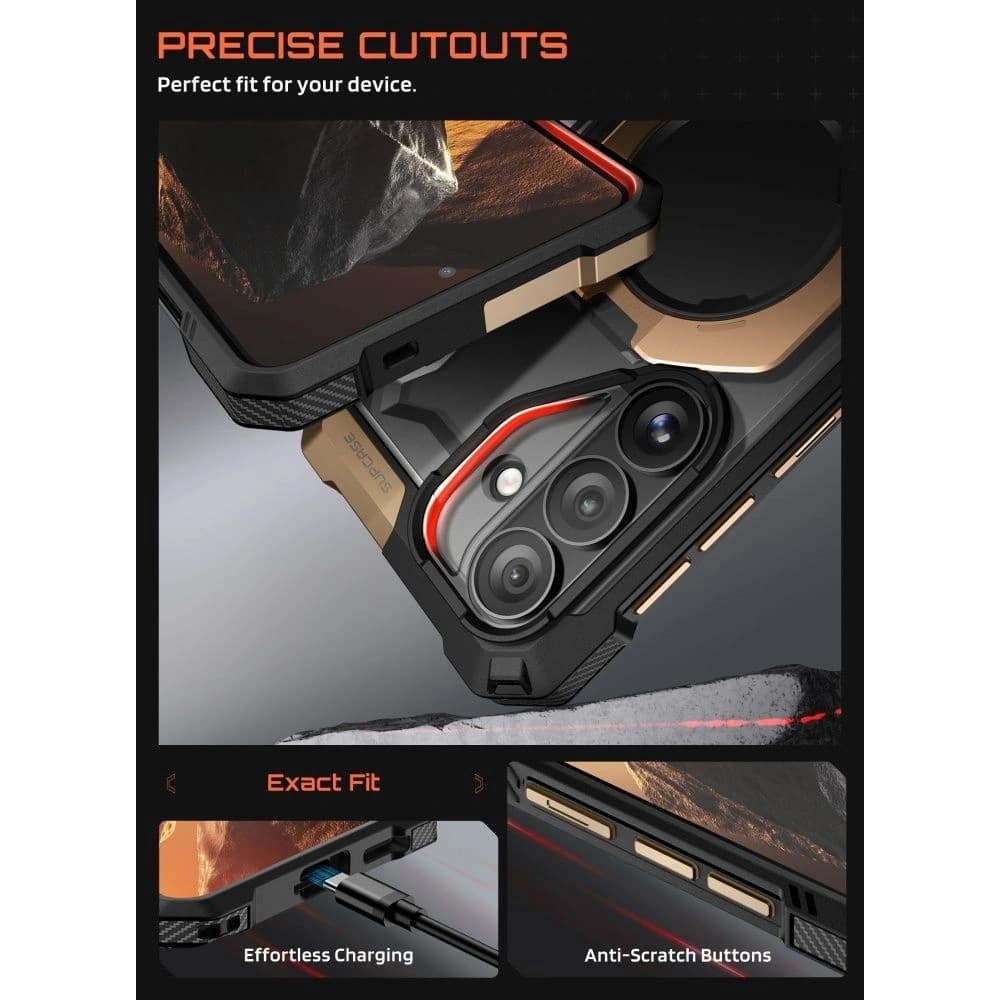 Supcase Unicorn Beetle Grip Mag MagSafe Samsung Galaxy S26 Wüste
- 7